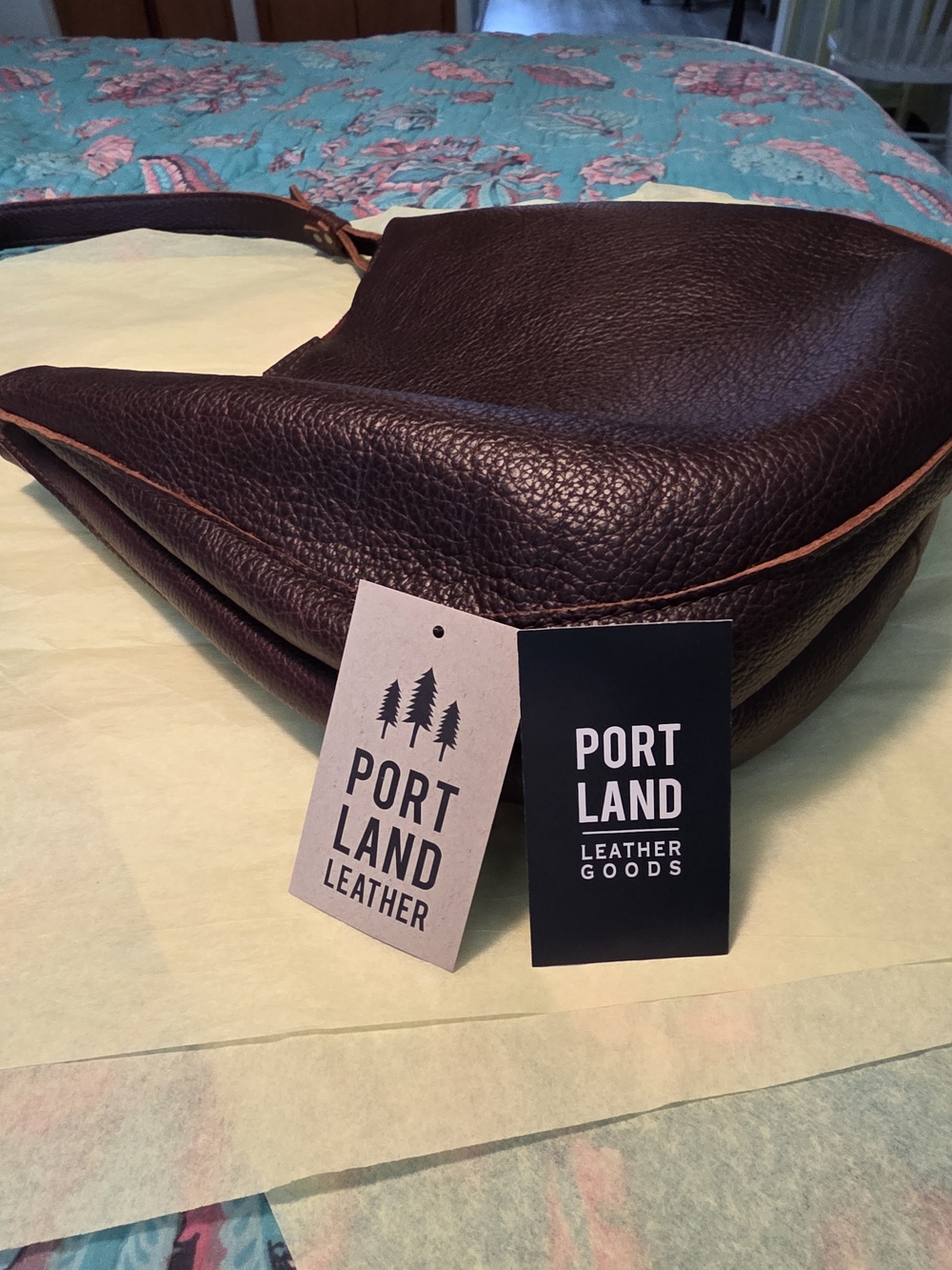 Portland Leather Large Coldbrew Olivia Shoulder Bag